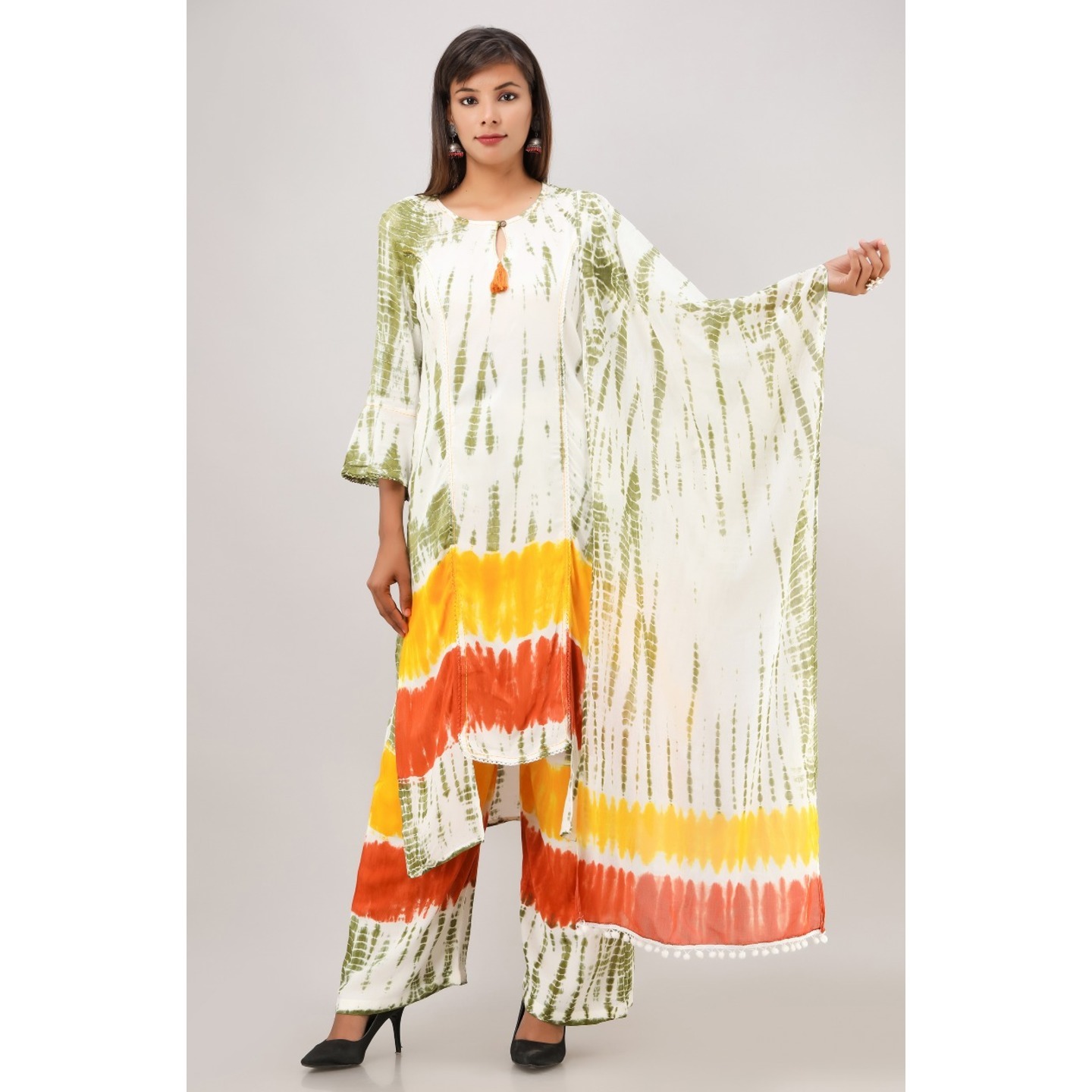 SNG STUDIO WOMENS TIE N DYE PALAZZO SET