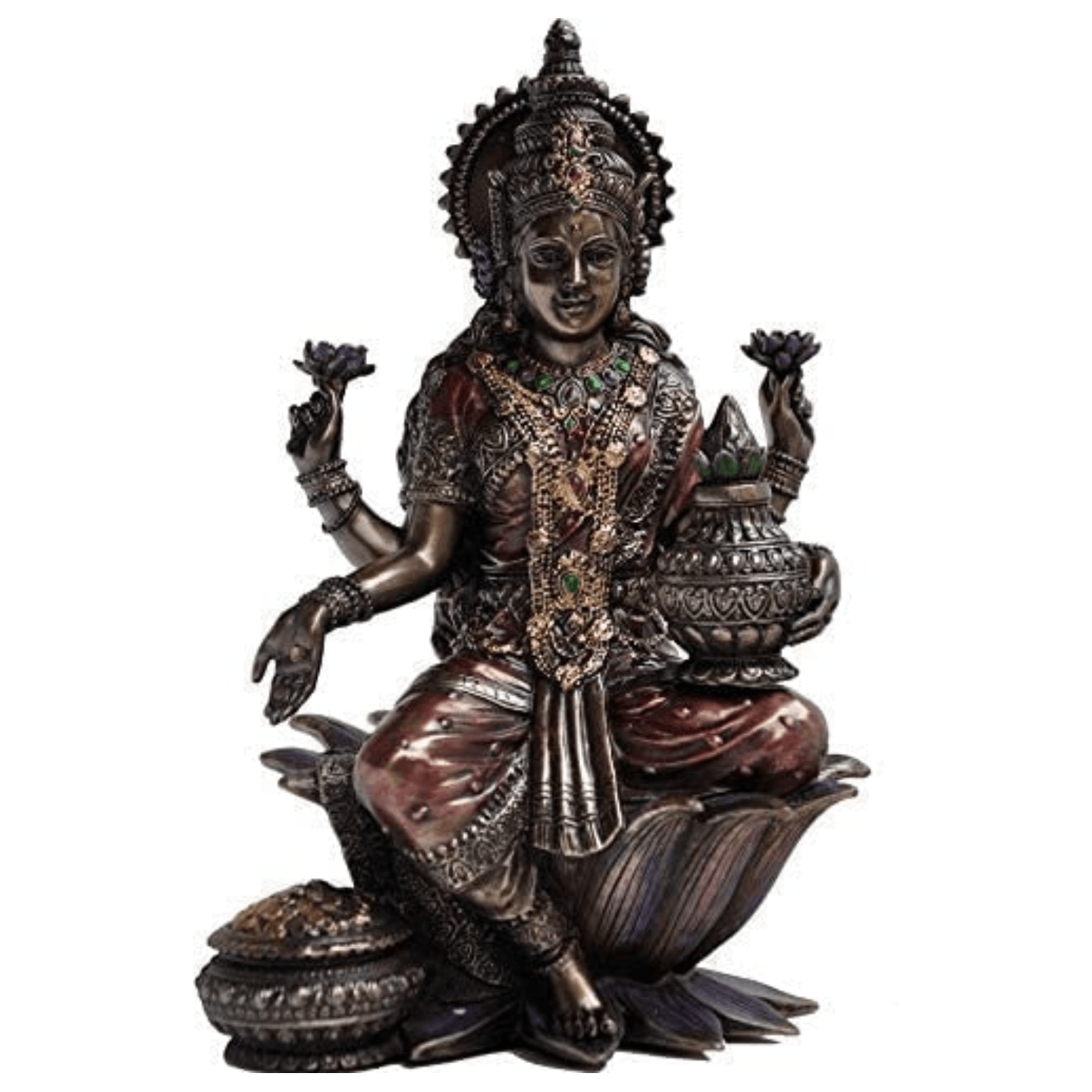 WoodyBox Idol of Maa Laxmi Ji Decorative Showpiece - 8.8 cm