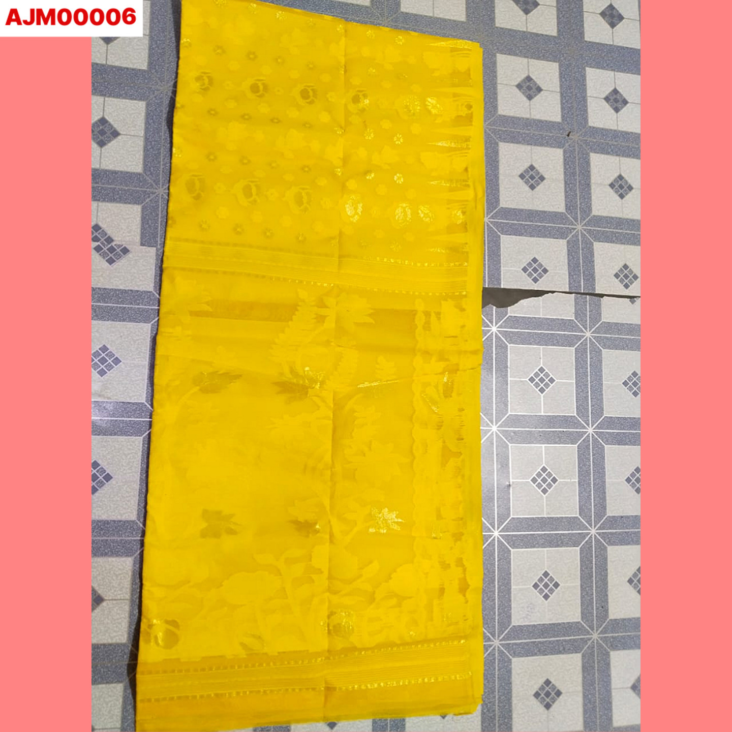 Ahiri - Traditional Jamdani Saree Collection - Radiant Yellow