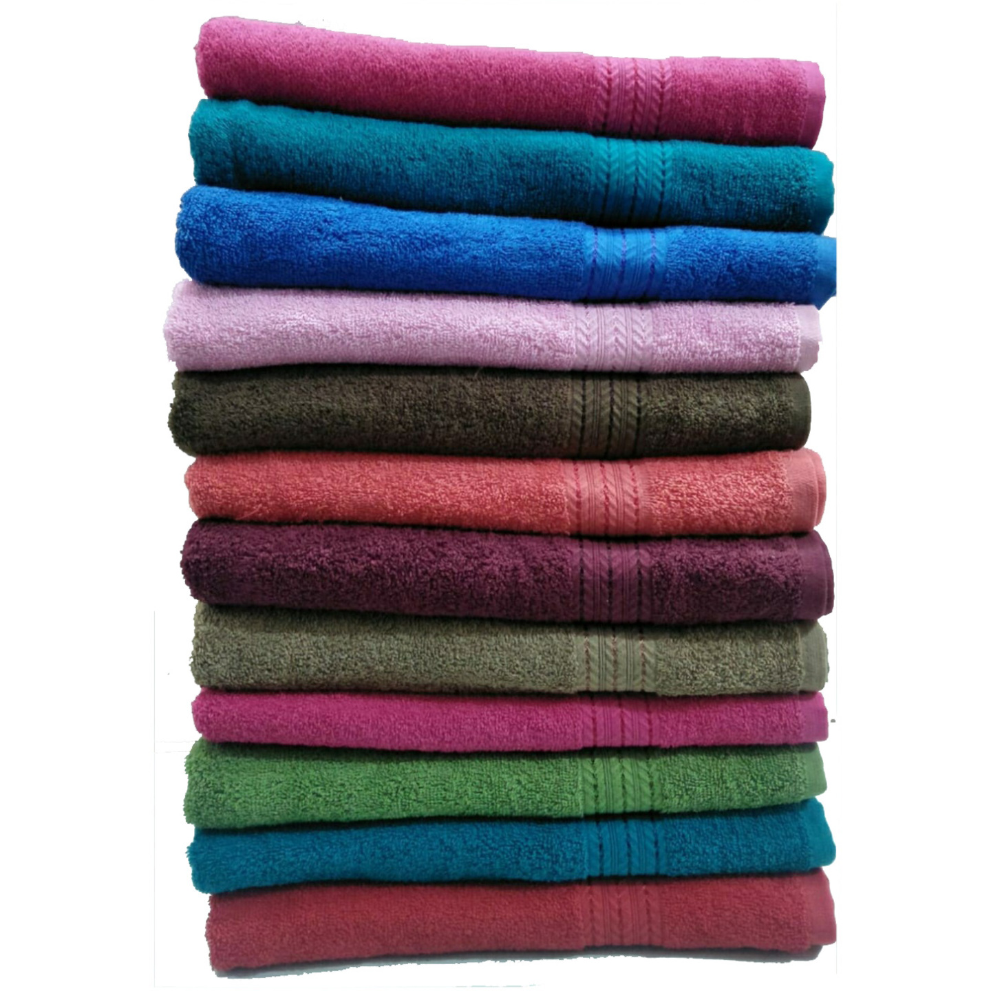 IndusFabrics Hand Towels (Pack Of 12)