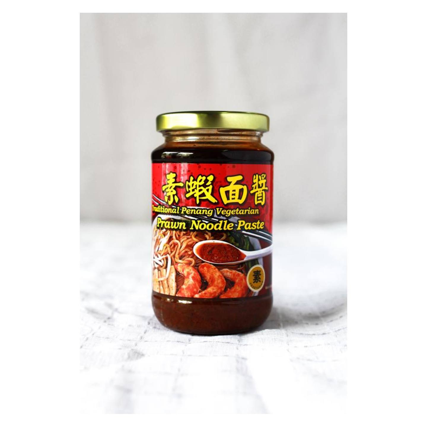 Vegetarian Prawn Noodle Paste  素虾面酱 380g