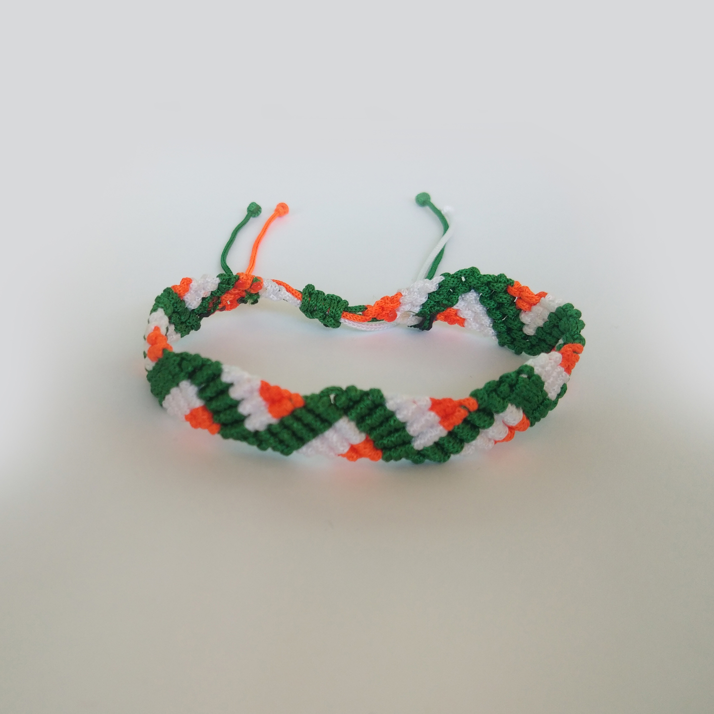 Macrame Tricolor Hand Band / Bracelet