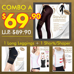 Combo A 1 Slimming Leggings + 1 Slimming Shorts or 1 Slim Shaper
