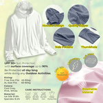 Unisex Sun Protection Cooling Silk Full-Zip Hoodie