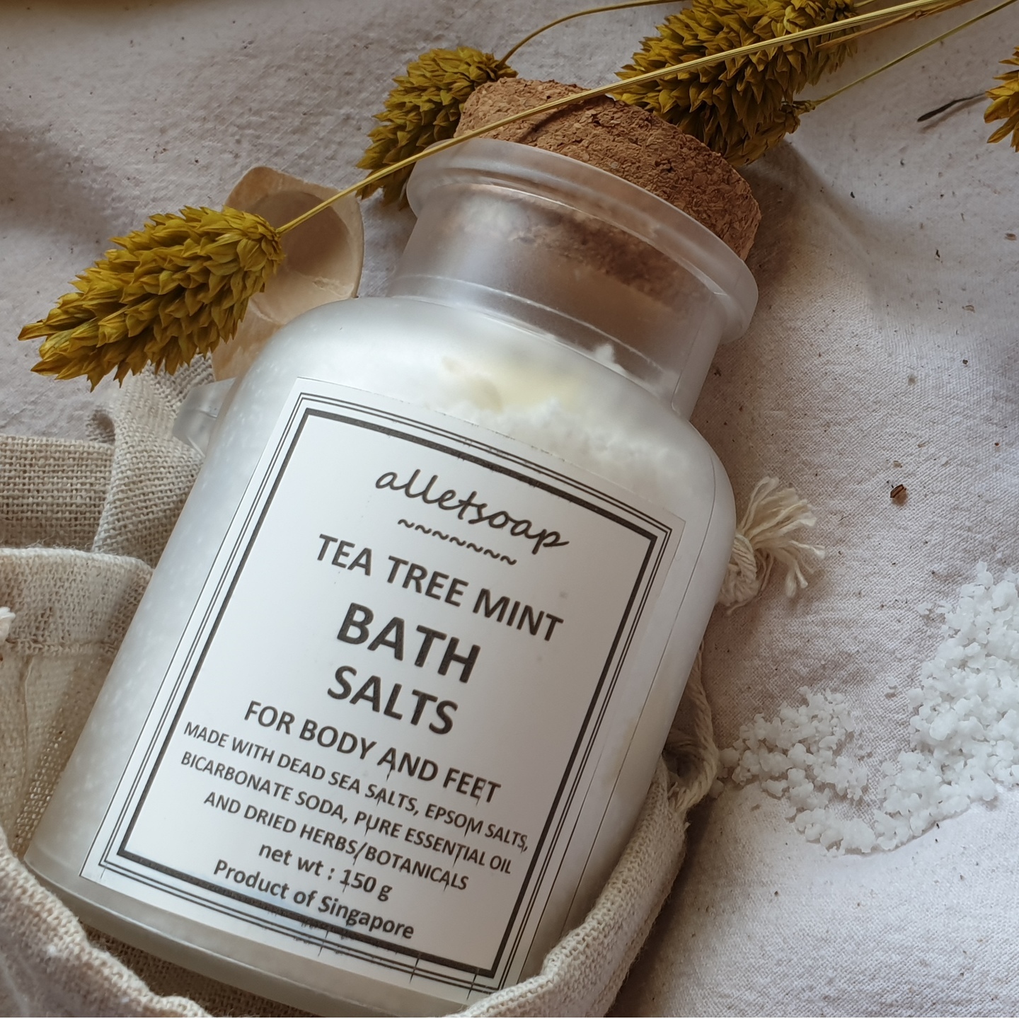 Bath Salts Tea Tree Mint 150g