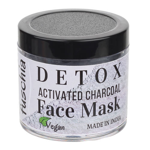 Fuschia Detox Face Mask - Activated Charcoal - 100gm