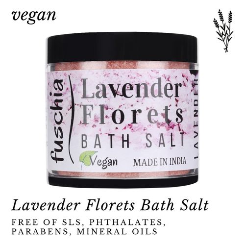 Fuschia Lavender Florets Bath Salt - 100g