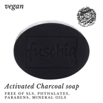 Fuschia - Activated Charcoal Natural Handmade Herbal Soap
