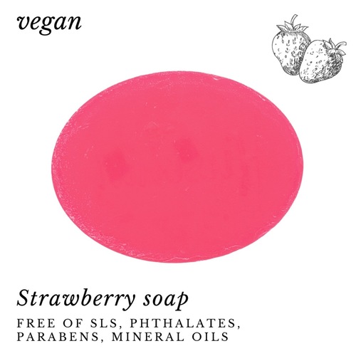 Fuschia - Strawberry Passion Natural Handmade Glycerine Soap