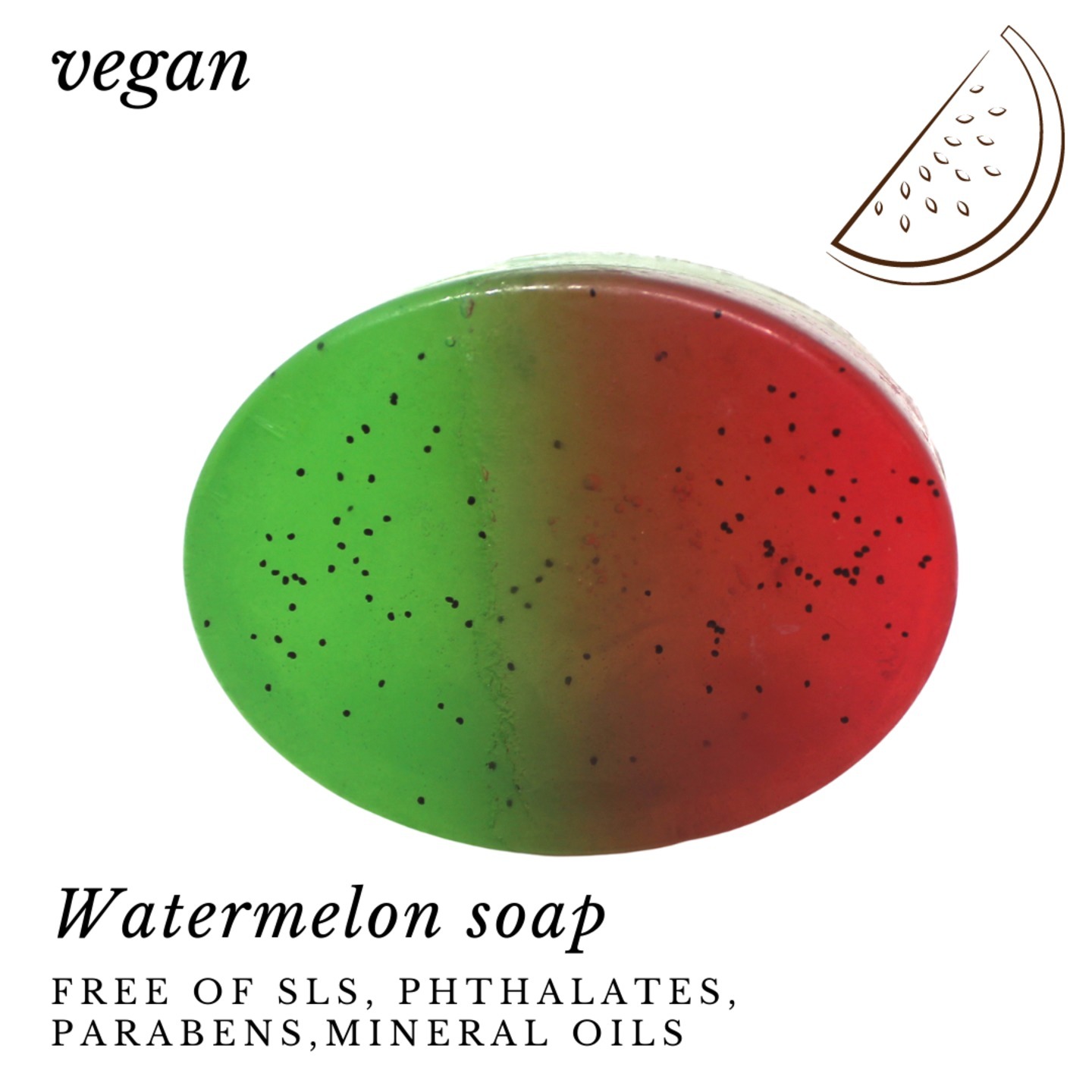 Fuschia - Watermelon Natural Handmade Glycerine Soap