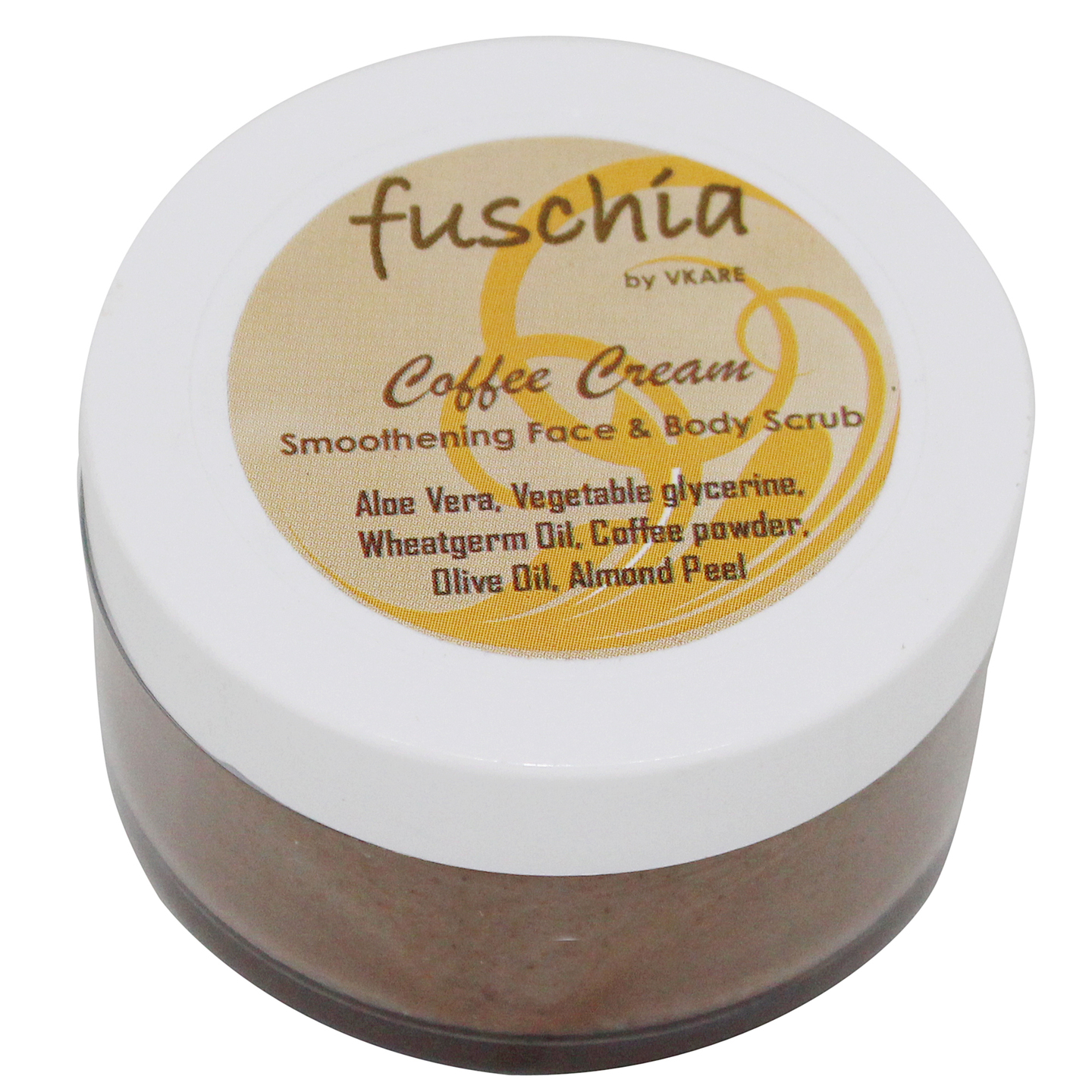 Fuschia - Coffee Cream - Smoothening Face & Body Scrub -50g