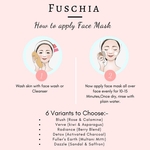 Fuschia Blush Face Mask  - Rose & Calamine - 100g