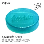 Fuschia - Spearmint Natural Handmade Glycerine Soap
