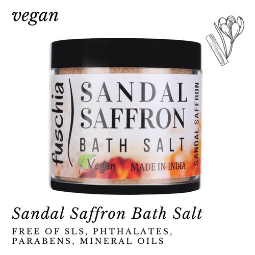 Fuschia Sandal Saffron Bath Salt - 100g