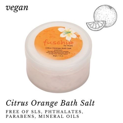 Fuschia - Citrus Orange Bath salt - 50 gms