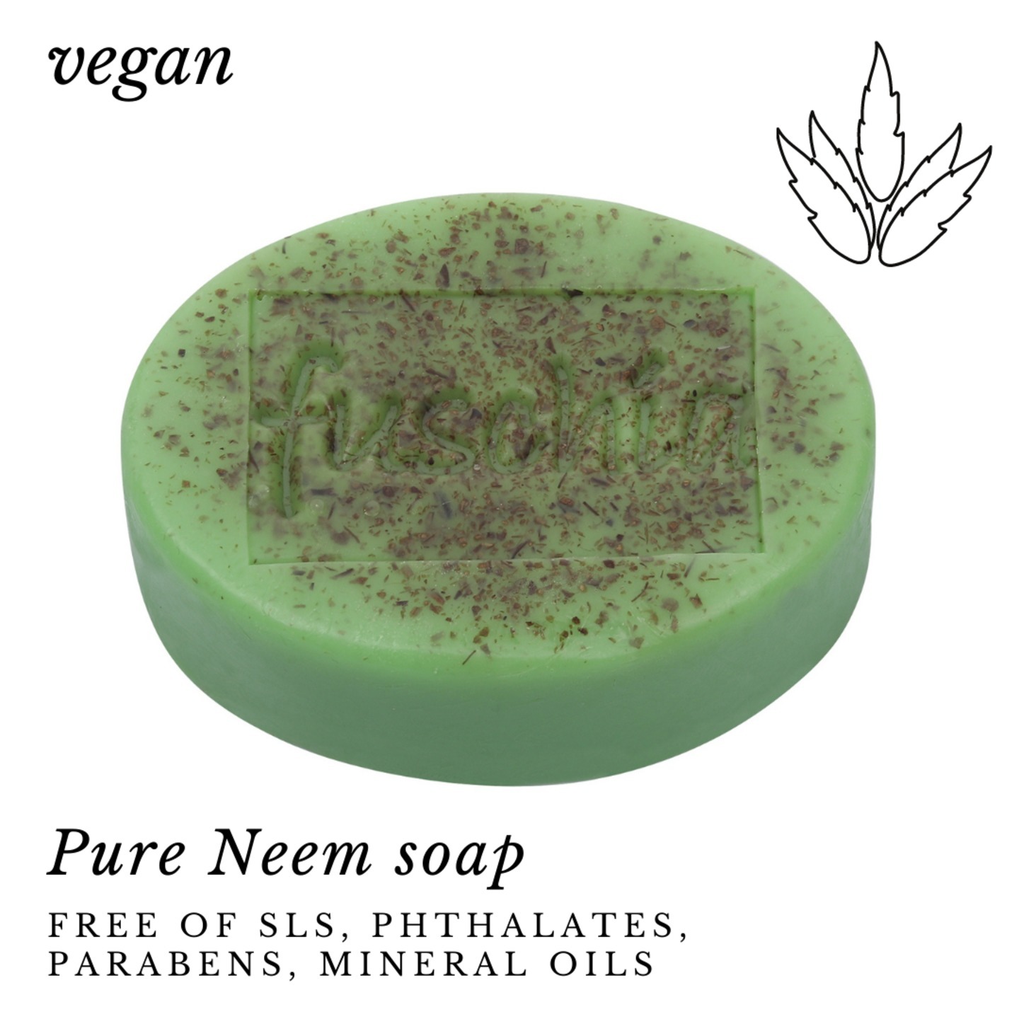 Fuschia - Pure Neem Natural Handmade Herbal Soap