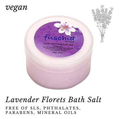 Fuschia - Lavender Florets Bath salt - 50 gms