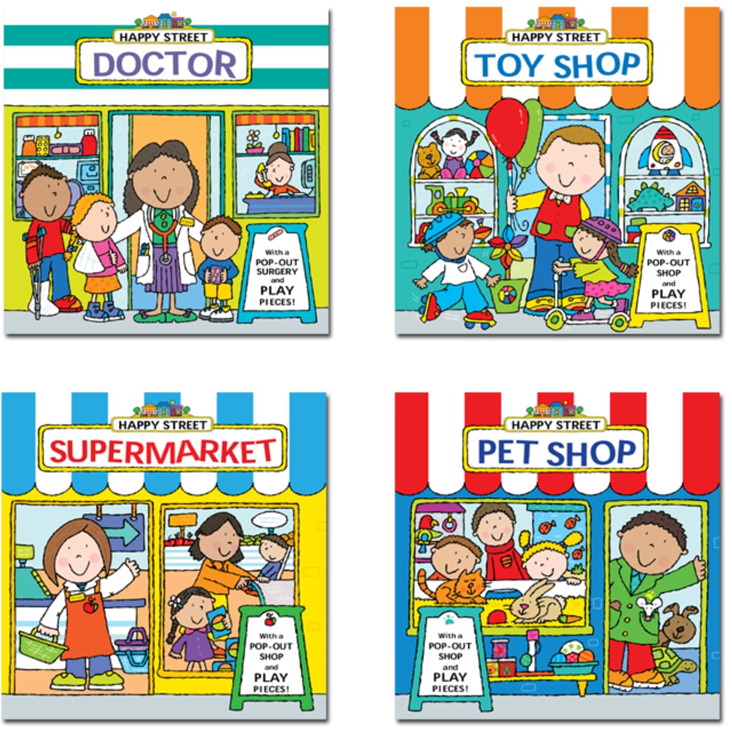 Happy Street Series 4 board books