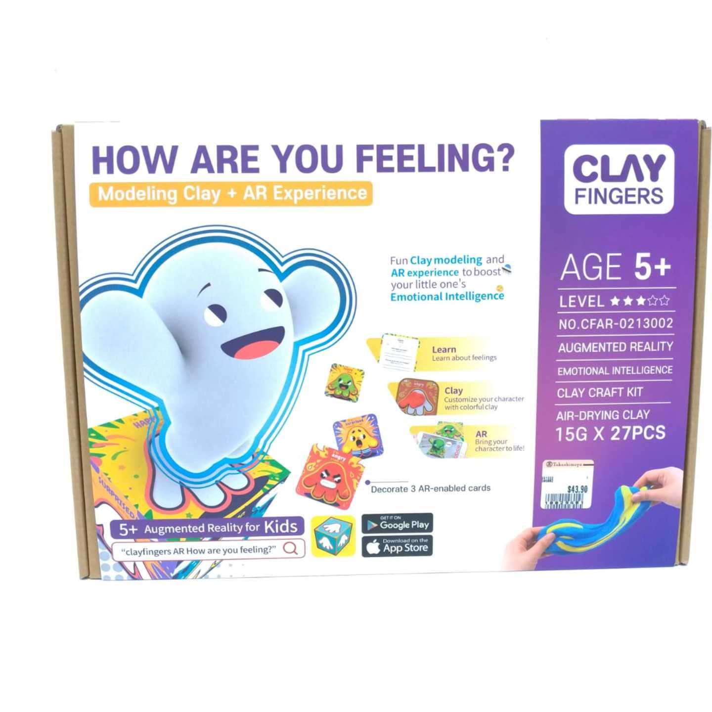 Clay-Fingers How Are You Feeling AR set
