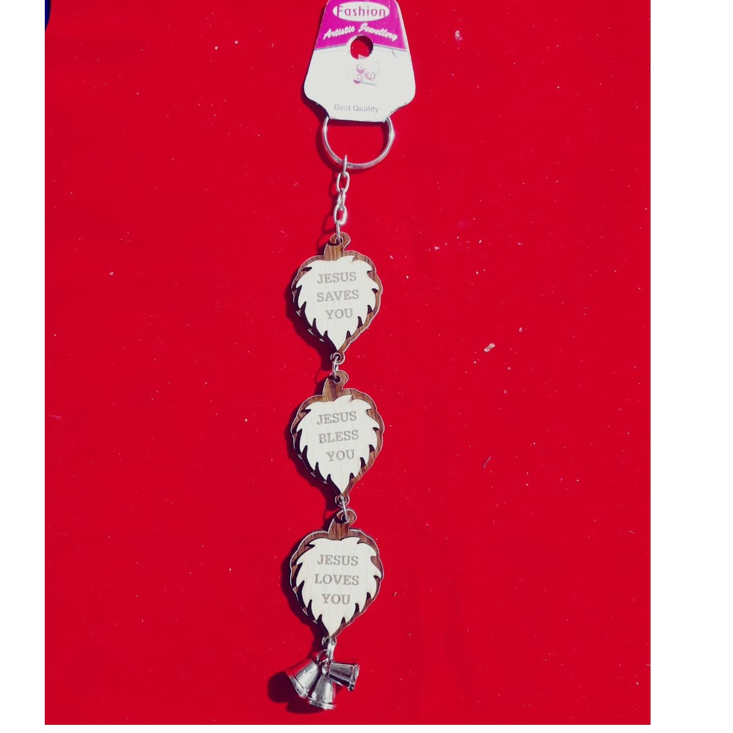 WOOD HEART HANGING