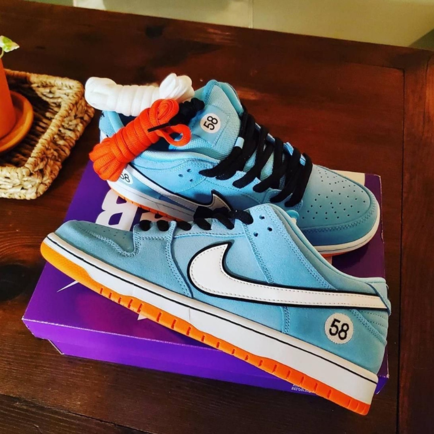 Insta Shoppee Nike SB Dunk Low Gulf 58 Sneaker