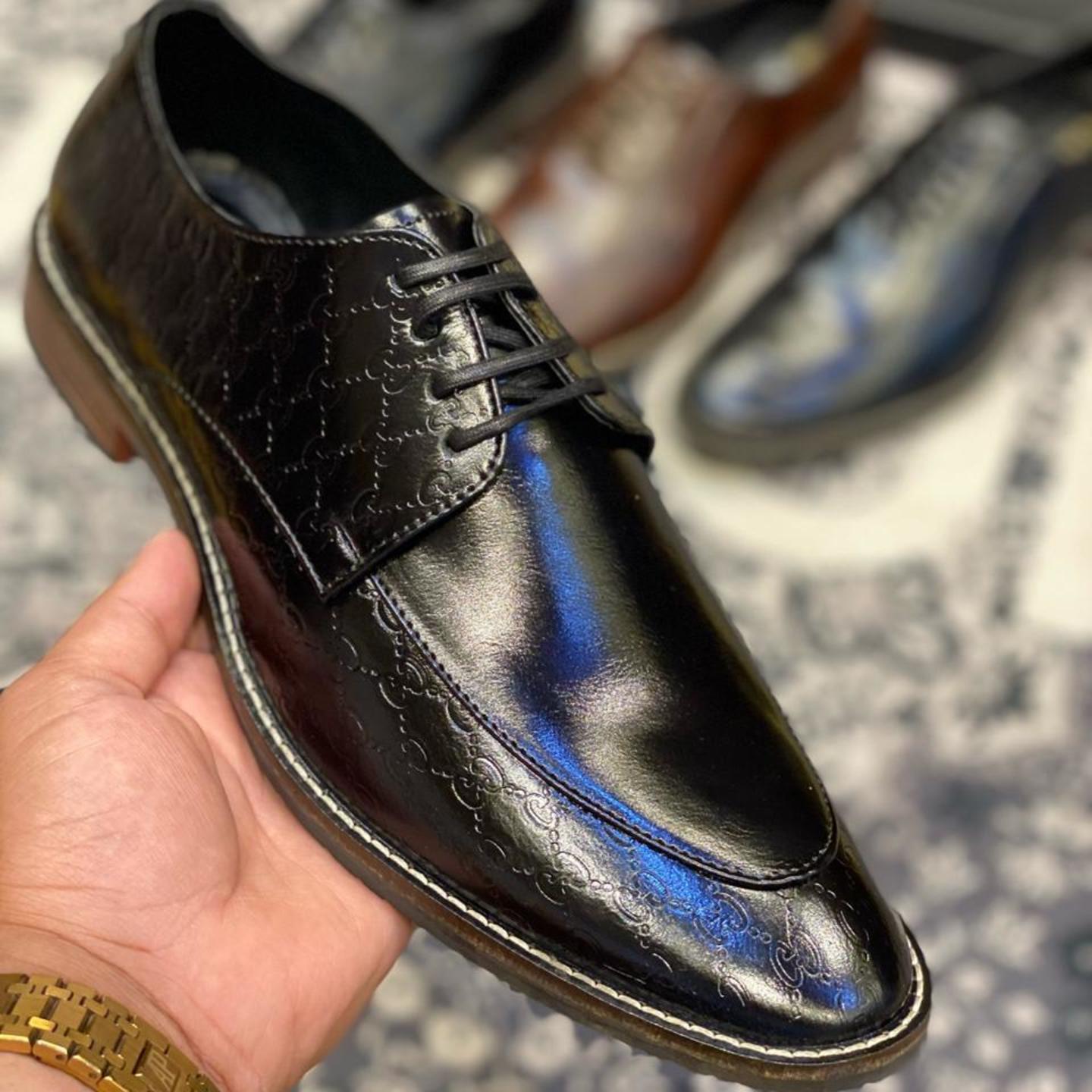 Insta Shoppee Classic Derby Formal Shoes for Men - Black and Brown
