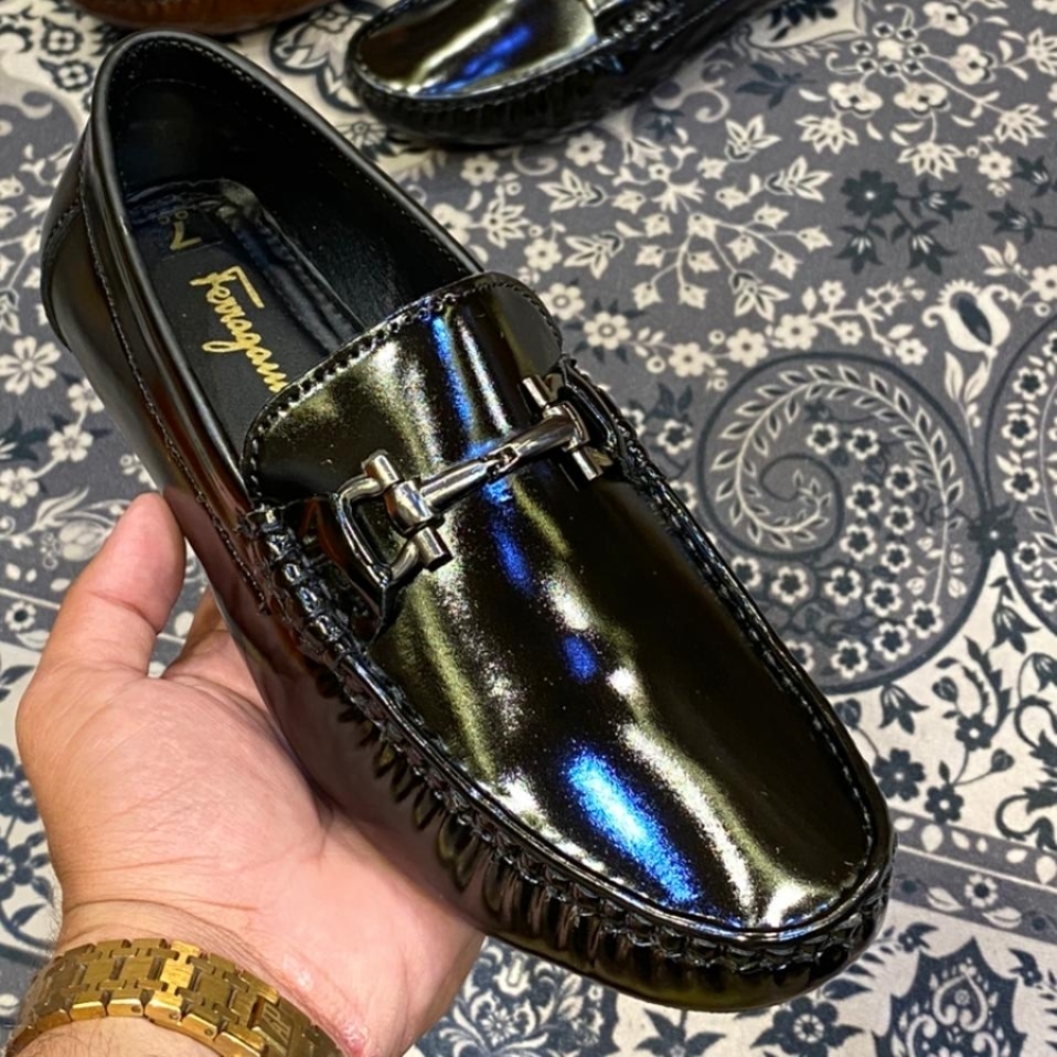 Insta Shoppee First Copy Italian Loafer Shoes - Black and Brown