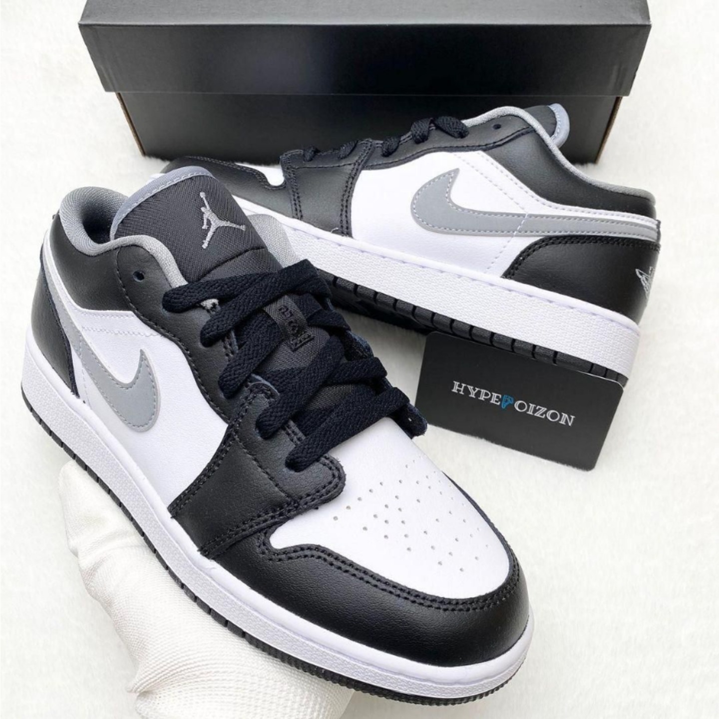 Insta Shoppee Nike Air Jordan 1 Light Smoke Grey Sneaker Shoes