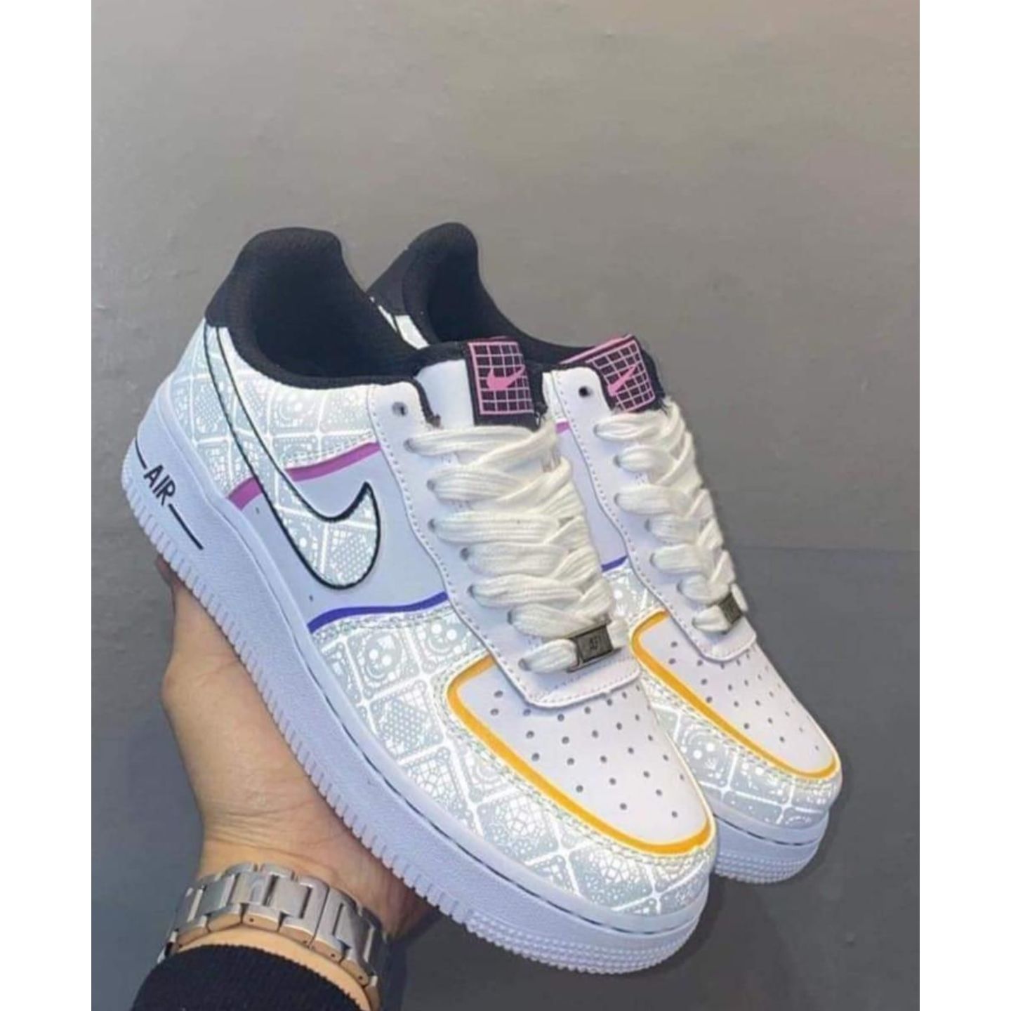 Insta Shoppee Nike Airforce Day of the Dead First Copy Sneaker