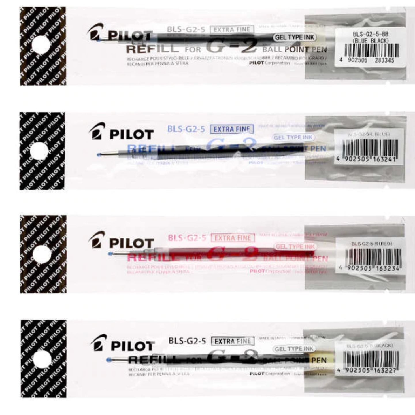 Pilot G2 Ballpoint Pen Refills 0.5