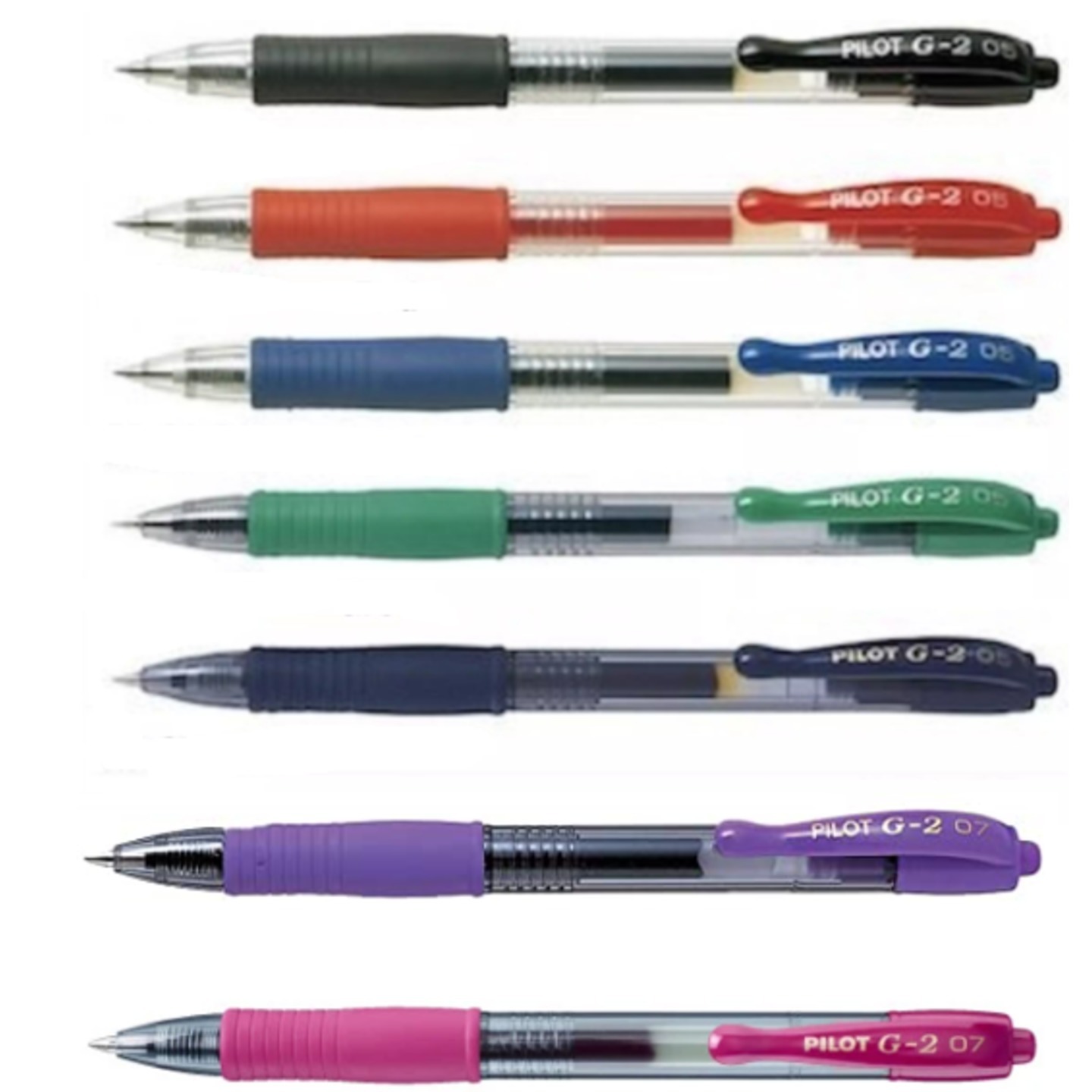 Pilot G2 0.7 Gel Ink Pen [Pack of 6 / 12 pieces]