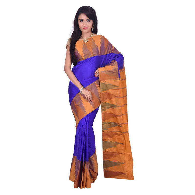 Royal Blue Bangalore Silk Sarees Buy Pure Silk Saree Online  Bangalore Silk Sarees Online