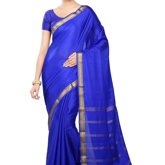 Royal Blue Ksic silk Saree  Mysore Silk Sarees  Mysore Silk Sarees Online  KSIC