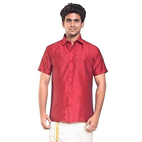 Red Dupion Silk Shirts Buy Silk Dupion Shirts Pure Silk Shirts