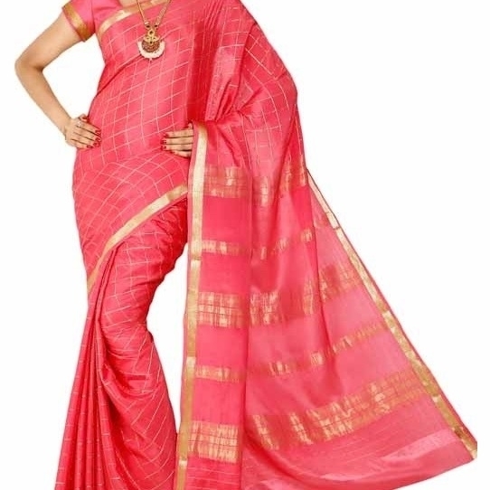 Peach Pink  Self Coloured Ksic silk Saree  Mysore Silk Sarees  Mysore Silk Sarees Online  KSICree  Mysore silk sarees online