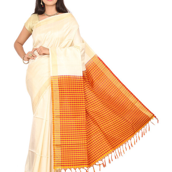 Cream Saree Buy Kanchipuram Silks Sarees Online  Kanjeevaram Silks  Buy Kanchipuram Pattu Sarees  Silk Sarees