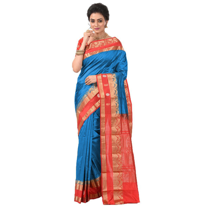 Royal Blue Saree Kanchipuram Silk Sarees Online  kanjeevaram sarees online  Traditional Kanchipuram Sarees  Buy online kancheepuram sarees