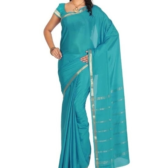 Anandha Blue Ksic silk Saree  Mysore Silk Sarees  Mysore Silk Sarees Online  KSIC