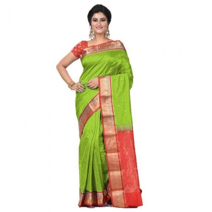 Parrot Green and Red Buy Kanchipuram Silks Sarees Online  Kanjeevaram Silks  Buy Kanchipuram Pattu Sarees  Silk Sarees