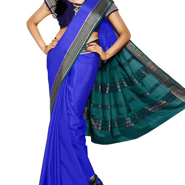 Blue with Green Ksic silk Saree  Mysore Silk Sarees  Mysore Silk Sarees Online  KSIC
