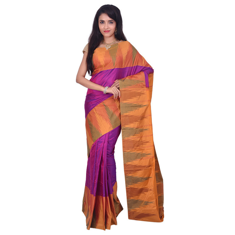 Magenta Saree Bangalore Silk Sarees Buy Pure Silk Saree Online  Bangalore Silk Sarees Online