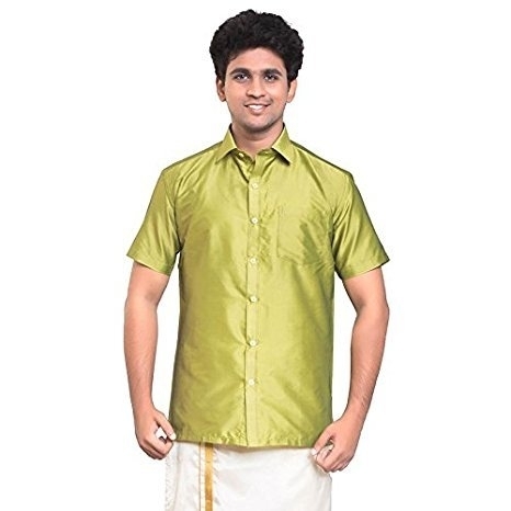 Parrot Green Dupion Silk Shirts Buy Silk Dupion Shirts Pure Silk Shirts