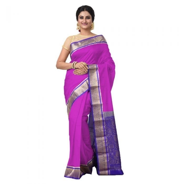 Magenta and Violet Buy Kanchipuram Silks Sarees Online