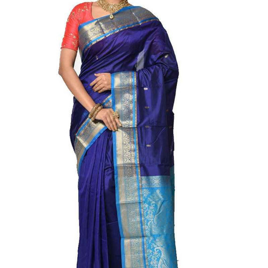 Royal Blue Saree Blue Buy Kanchipuram Silks Sarees Online  Kanjeevaram Silks  Buy Kanchipuram Pattu Sarees  Silk Sarees