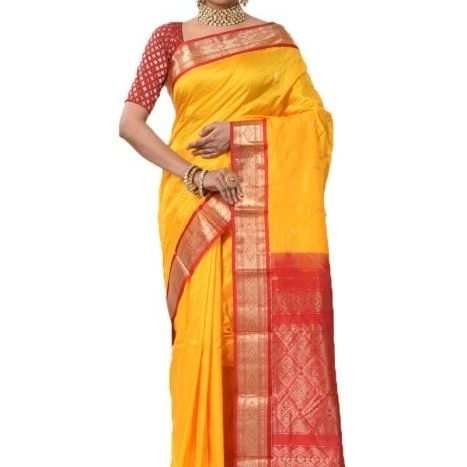 Orange Saree Buy Kanchipuram Silks Sarees Online