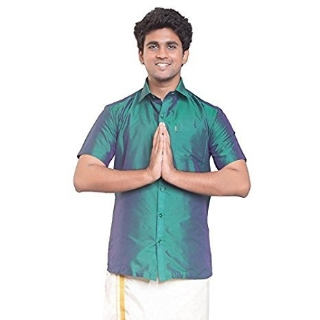 Green Dupion Silk Shirts Buy Silk Dupion Shirts Pure Silk Shirts