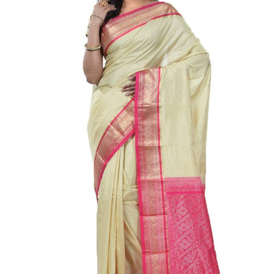 White Daree with Red border  bengali white saree with red border  Durga Puja Saree  Buy Durga Puja Special Sarees Online  Traditional Bengali Saree for Durga Puja  Kolkata Durga puja saree online  saree for puja  Traditional Off White Bengali Saree For Durga Puja  Shop for Latest Durga Puja Sarees Online