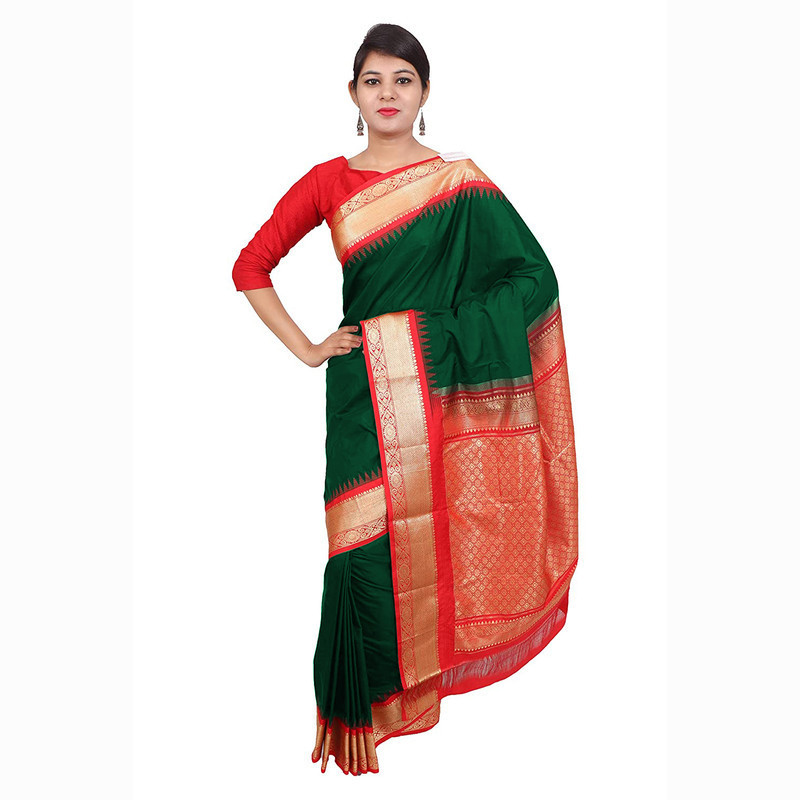 Bottle Green Saree Bangalore silk saree  Bangalore silk saree online  Bangalore silk sarees manufacturers  bangalore silk saree online shopping  buy bangalore silk sarees online