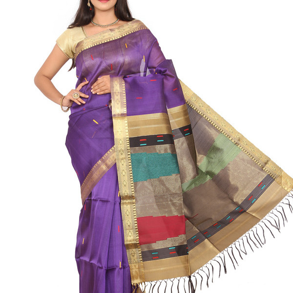 Purple Saree Buy Kanchipuram Silks Sarees Online  Kanjeevaram Silks  Buy Kanchipuram Pattu Sarees  Silk Sarees
