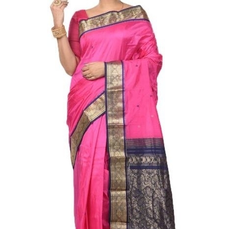 Pink Kanchipuram Silks Sarees Online  Kanjeevaram Silks  Buy Kanchipuram Pattu Sarees  Silk Sarees